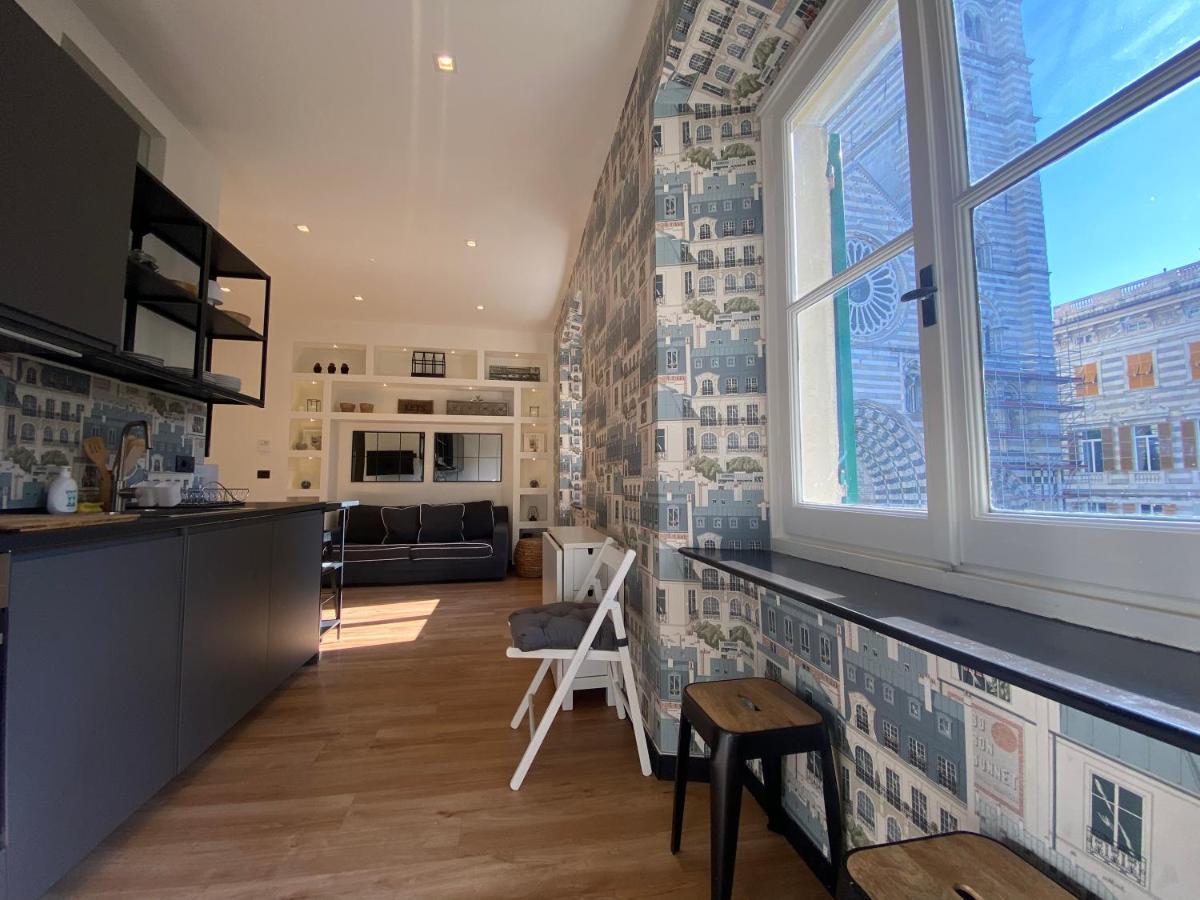 New Apartament In Front Of Genoa Cathedral Экстерьер фото